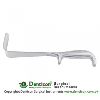 Doyen Vaginal Speculum Slightly Concave-Fig. 2 Stainless Steel, Blade Size 95 x 60 mm